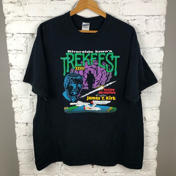 Trek Fest Future Birthplace Of Captain Kirk Tee - Picture 4 of 5